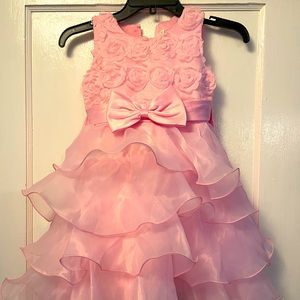 Girl’s pink dress